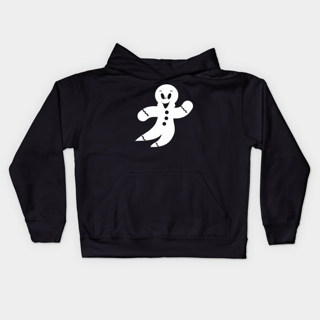 Gingerbread Ghost. The cuuutest Kids Hoodie by aceofspace